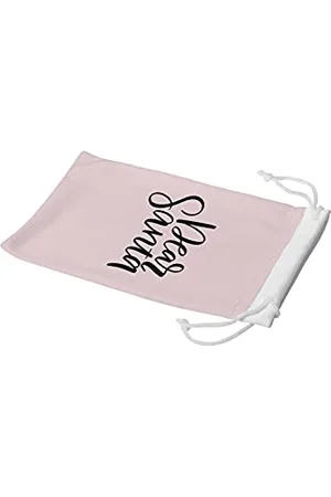 Bonamaison Digitally Printed Glasses Pouch, Sunglasses Pouch, 100% Cotton, Soft & Slim, Protective Glasses Case with Drawstring Closure, 1 Piece, 11x19 Cm