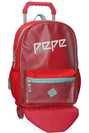 Pepe Jeans Cristal Backpack with Trolley Multicoloured 31x42x17.5 cm Polyester and PVC 22.79L