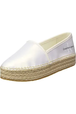 Calvin Klein Women Espadrilles , Multicolor (Creamy White/Eggshell), 6.5 UK