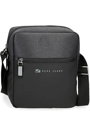 Pepe Jeans Jarvis Tablet Case Black 23 x 27 x 7 cm Polyester with Faux Leather Details