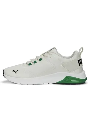 PUMA Unisex Electron E Sneaker, Vapor Gray Black-Archive Green, 4 UK