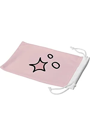 Bonamaison Digitally Printed Glasses Pouch, Sunglasses Pouch, 100% Cotton, Soft & Slim, Protective Glasses Case with Drawstring Closure, 1 Piece, 11x19 cm