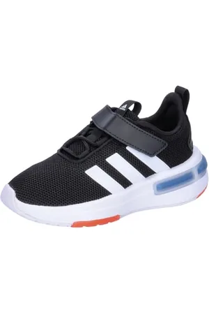 adidas Unisex Racer TR23 Shoes Kids, core Black/Cloud White/Solar red, 13.5 UK
