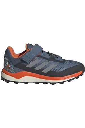 adidas Terrex Disney Agravic Flow Trail Running Shoe, Wonder Steel/Grey/semi Impact Orange, 10.5 UK