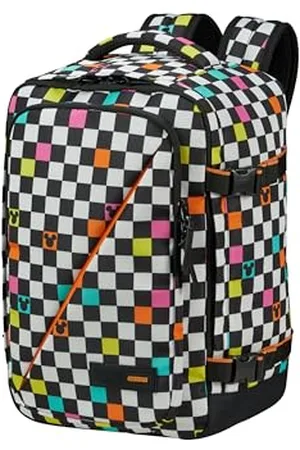 American Tourister American tourist Take2cabin Disney - Ryanair Cabin Bag 25 x 20 x 40 cm, 24 l, 0.50 kg, hand luggage, airplane backpack S UnderSeater, multicolored (Mickey Check)