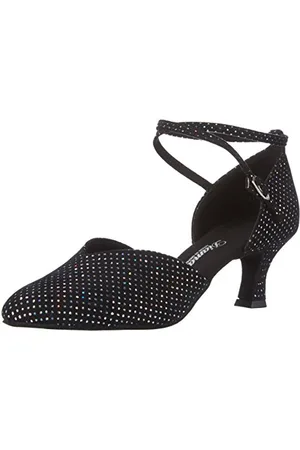 Diamant Damen Tanzschuhe 105-068-155, Women’s Ballroom, Schwarz (Schwarz/Multicolor), 6.5 UK (40 EU)