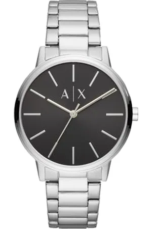Armani Exchange Watch for Men, Three Hand Movement, 42 mm Stainless Steel Case with a Stainless Steel Strap, AX2700