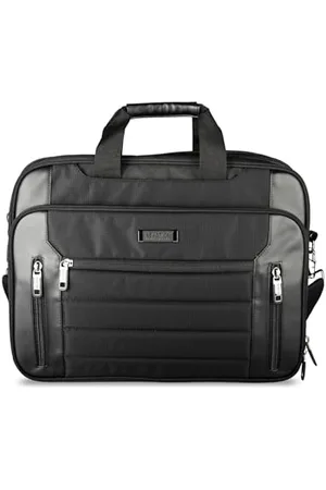 Kenneth Cole Reaction Keystone Computer Case with Zip Top, , 17" Laptop Portfolio