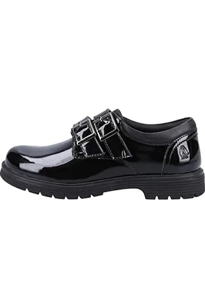Hush Puppies Girls Sunny Patent Junior School Uniform Shoe, , 2 UK Child