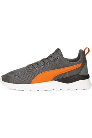 PUMA ANZARUN LITE JR Sneaker, Cool Dark Gray-Rickie Orange Black, 5 UK