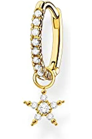 Thomas Sabo Women Single Hoop Earring with Star Pendant 925 Sterling Silver