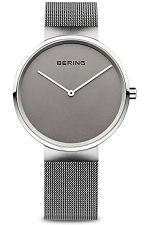 Bering Unisex Analog Quartz Classic Collection Watch with stainless steel Strap and Sapphire Crystal 14539-077