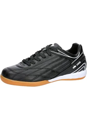 LICO Soccer Champ Footbal Shoes, Schwarz/Weiss, 10 UK Child