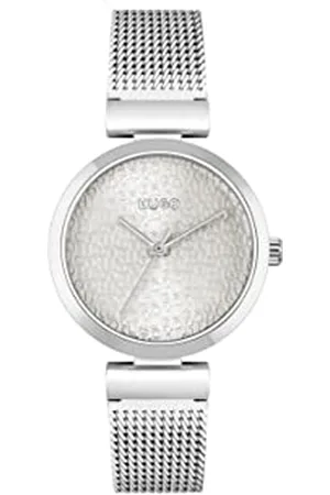 HUGO BOSS Analogue Quartz Watch for Women with Silver Stainless Steel mesh Bracelet - 1540130