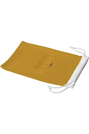 Bonamaison Digitally Printed Glasses Pouch, Sunglasses Pouch, 100% Cotton, Soft & Slim, Protective Glasses Case with Drawstring Closure, 1 Piece, 11x19 cm