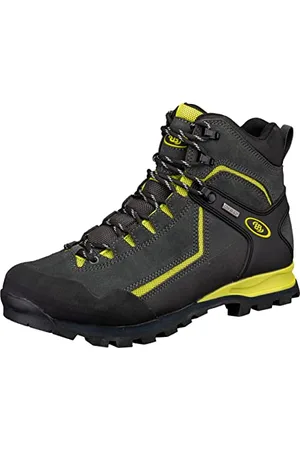 LICO Unisex Mount Brandon High Cross Country Running Shoe, Black/Yellow, 9.5 UK