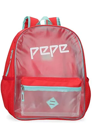 Pepe Jeans Cristal Backpack Adaptable to Trolley Multicoloured 31x42x17.5 cm Polyester and PVC 22.79L