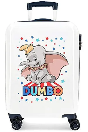 Disney Dumbo Multicoloured Cabin Suitcase 37 x 55 x 20 cm Rigid ABS Combination Lock 32 Litre 2.5 kg 4 Double Wheels Hand Luggage