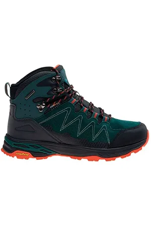 ELBRUS Women 1 Equestrian Boot, Dark Green, Black, Orange, 43 EU