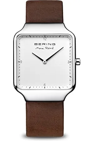 Bering Women Analog Quartz Max René Collection Watch with Calfskin Leather Strap & Sapphire crystal 15832-504