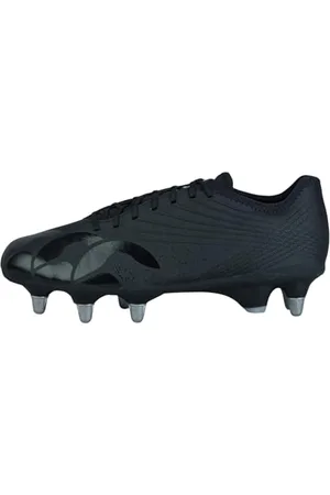 Canterbury Unisex Stamped Grndbrk Pro Boots, Black/Silver Metallic, 6.5 UK