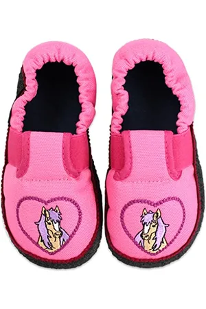 Beck Girls Little Horse Slippers