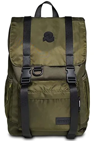 Invicta Backpack - CHAT, Army Green - 15.6" PC Pocket - Study, Office and Leisure - ECO Material Fabric - for Men and Women