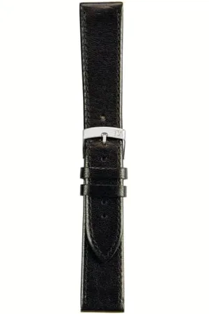 Morellato Unisex leather strap AGILA black 18mm A01X3425695019CR20, , strap