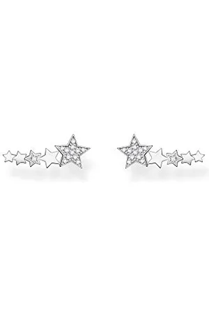Thomas Sabo Women Stud Earrings Ear Climber Stars 925 Sterling Silver H2159-051-14