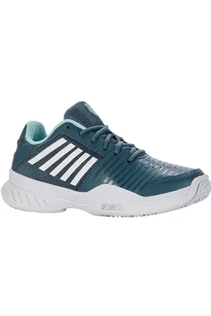 K-Swiss Performance Court Express Omni Tennis Shoes, Indian Teal/White/Aqua Splash