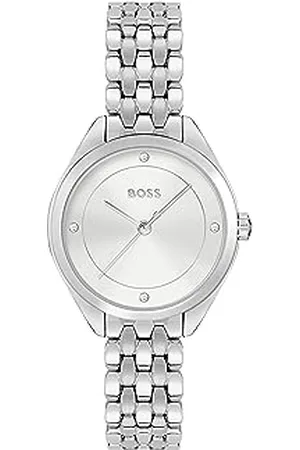 HUGO BOSS Analogue Quartz Watch for Women MAE Collection with Stainless Steel Bracelet - 1502722