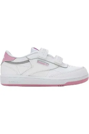 Reebok Unisex Baby Club C 2V 2.0 Sneaker, FTWWHT/JASPNK/PUGRY2, 9 UK Child