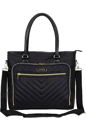 Kenneth Cole Unisex-Adult Women’s Chelsea Chevron Quilted 15" Laptop & Tablet Business Computer Tote Bag