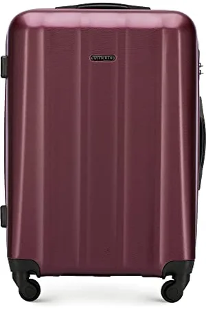 Wittchen Travel Suitcase Carry-On Cabin Luggage Hardshell Made of Polycarbonate with 4 Spinner Wheels Combination Lock Telescopic Handle Cruise Line Size Medium Suitcase