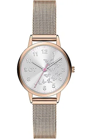 Cool Time Kids Girls Analog Quartz Watch with Stainless Steel Strap CT-0015-MQ