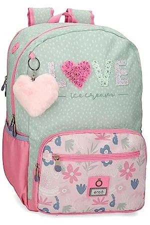 Enso Love Ice Cream Laptop School Backpack 32 x 42 x 14 cm Polyester 18.82L, , One Size, School Laptop Backpack
