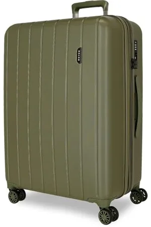 MOVOM Wood Medium Suitcase Yellow 44.5x65x27.5cm Hard ABS Closure TSA 72L 3.5kg 4 Double Wheels, , 48x68x27,5 cm, Medium Suitcase