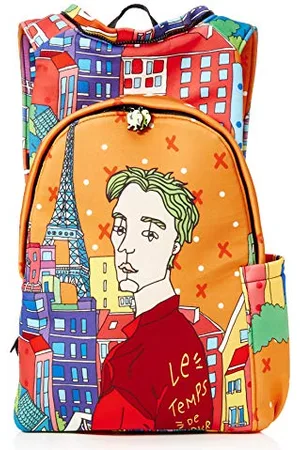 Morikukko Unisex-Adult Hooded Backpack Paris Backpack
