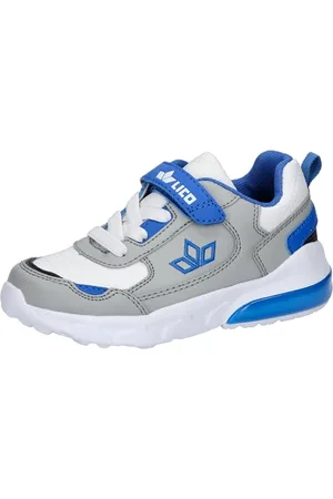 LICO Cedric Vs Sneaker, Grey, White, Blue, 3 UK