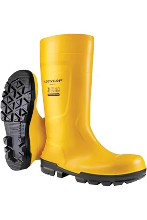 Dunlop Work-It - Unisex Full Safety Slip-Resistant Waterproof Work Boots, , Antistatic and Chemical Resistant PVC Wellies with Steel Toecap for Outdoor and Industrial Work - EU46, UK11
