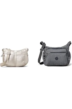 Kipling Crossbody Bags Silver (Metallic Glow) One Size + Shoulder Bag Blue (Active Denim) One Size