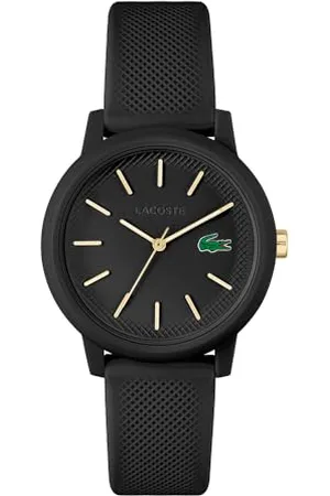 Lacoste Analogue Quartz Watch for Women with Black Silicone Bracelet - 2001212