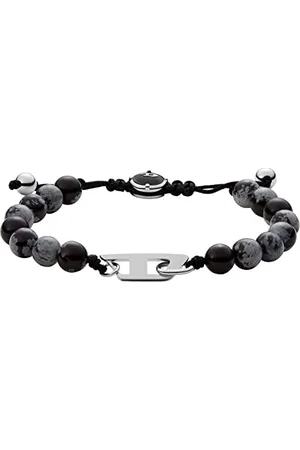 Diesel Bracelet for Men Beads, 170-250mm Multi Semi-Precious Bracelet, DX1340040