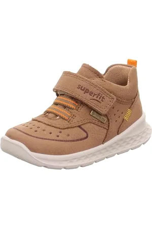 Superfit Boys Breeze Gore-Tex Sneaker, Braun/Orange 3040