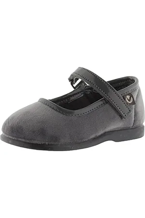 victoria Alba Velvet Mary Janes & Strap & Matching Sole 102752 for Girls 18