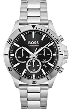 HUGO BOSS Chronograph Quartz Watch for men Collection Troper with Leather or Stainless Steel strap