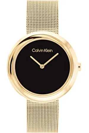 Calvin Klein Analogue Quartz Watch for Women with Colored Stainless Steel mesh Bracelet - 25200012
