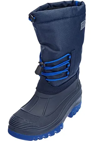 CMP Unisex Adults Kids AHTO WP Snow Boots, B. Blue-Royal, 2 UK Wide