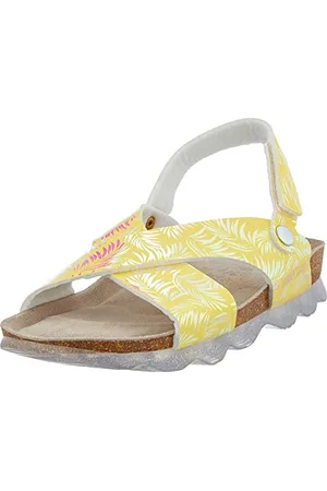 Superfit Jellies Slipper, Yellow/Silver 6000, 2 UK