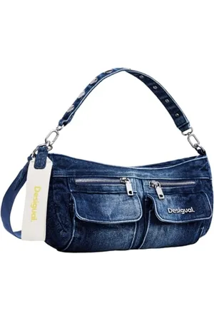 Desigual Women Accessories Denim Shoulder Bag, , One Size